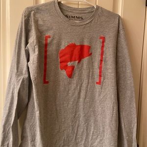 Simms Bass Logo LS Tee